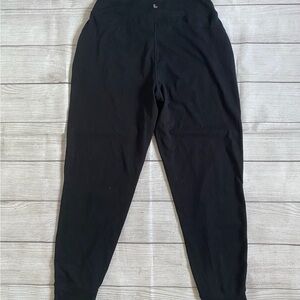 Black Jogger Drawstring Waist Athleisure Pants Löle